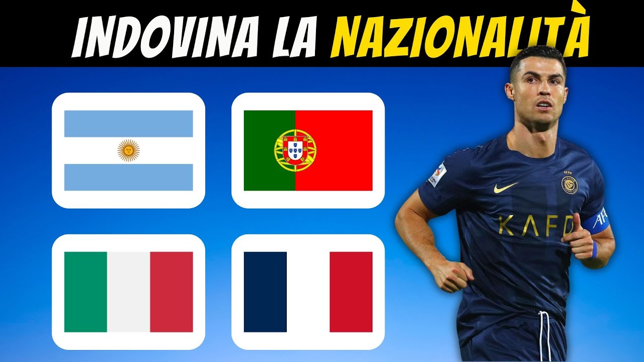 Indovina la Nazionalità del Calciatore! Sei un Vero Esperto? ⚽