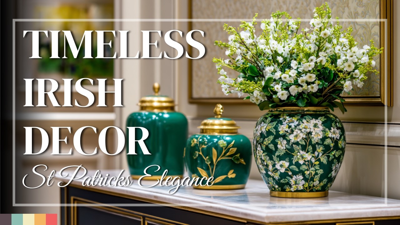 Traditional St. Patrick’s Day Interior Ideas Room by Room 🏡 Celebrate with Timeless Emerald Elegance
