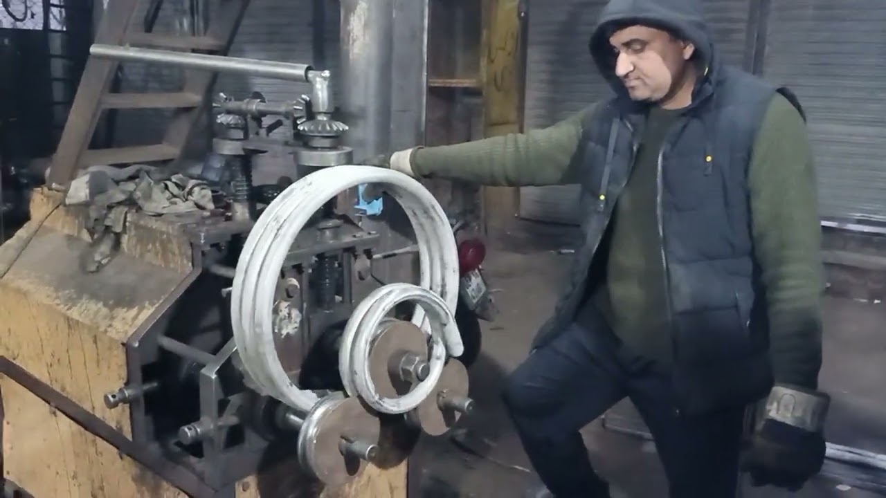 how to make s.s coil || tube bending