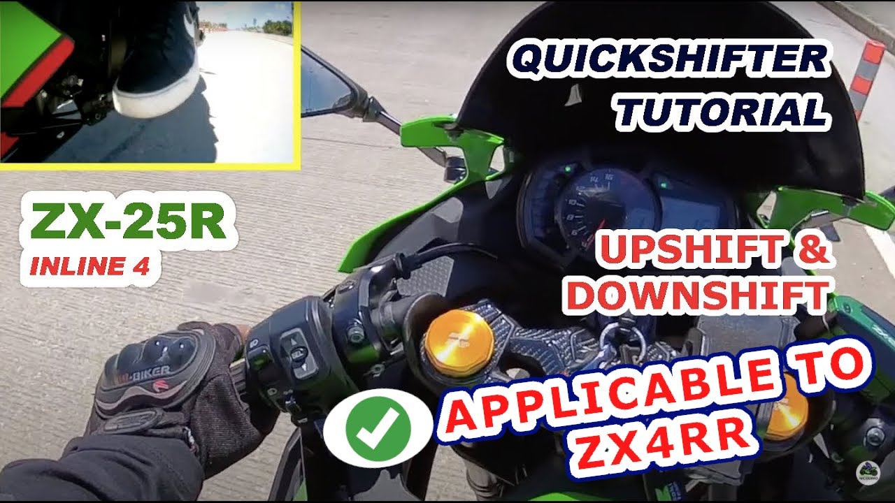 BI-DIRECTIONAL QUICKSHIFTER And AUTO-BLIPPER || TUTORIAL || ZX-25R and ZX-4RR