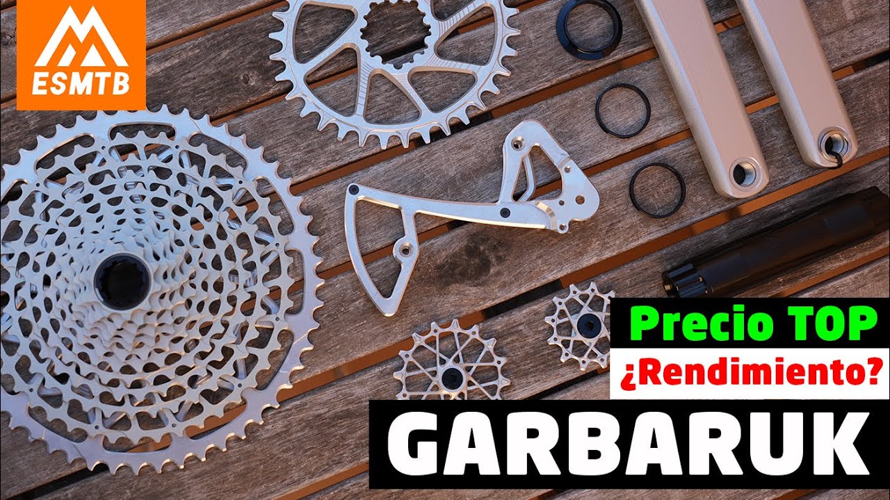 Garbaruk, así son sus cassette, platos, bielas y roldanas