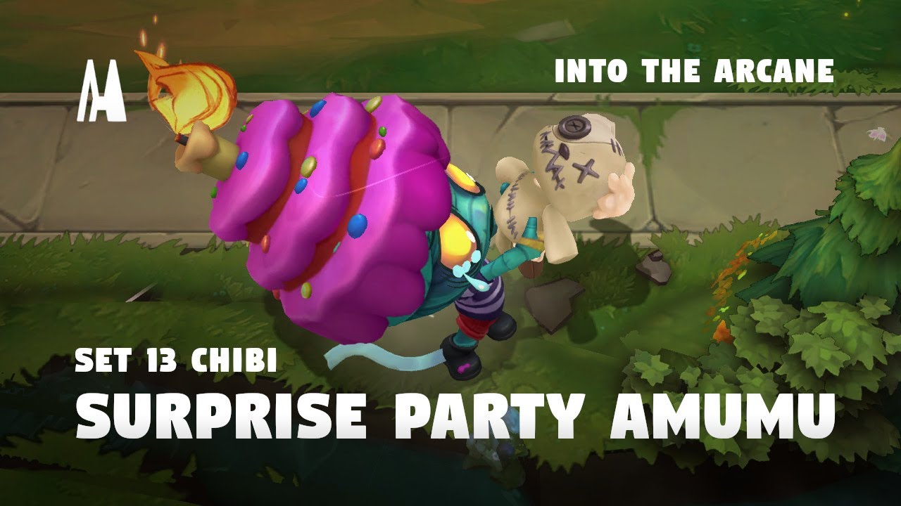 CHIBI SURPRISE PARTY AMUMU | FINISHER, BOOM, EMOTES | TFT SET 13