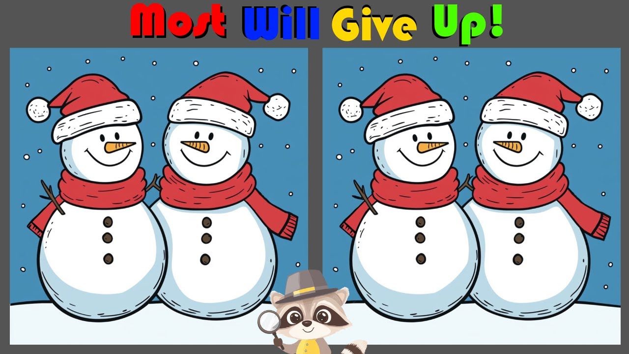 Spot The Difference - Can You Find Them? Christmas Special