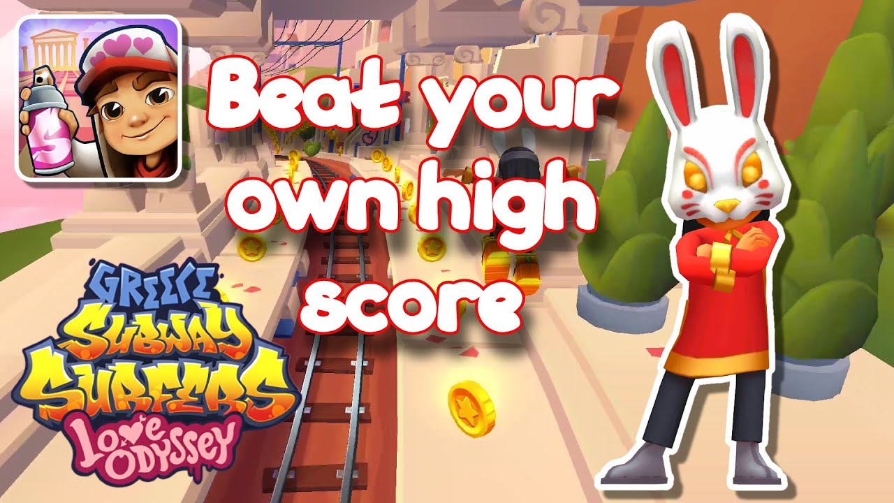Subway Surfers Greece Love Odyssey 2024 - Beat you own high score Mission accomplished