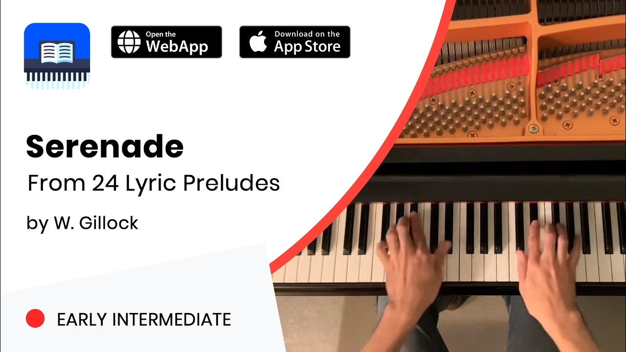 Serenade from 24 Lyric Preludes in Romantic Style by W. Gillock