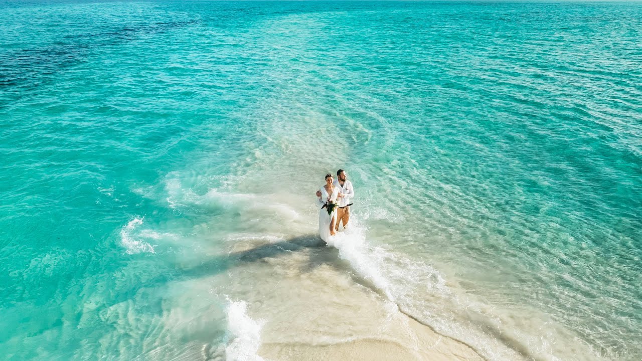 Wedding on a Sandbank in Zanzibar