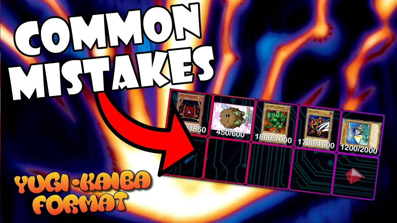 Yugioh! May 2002 Format: Common New Player Mistakes! (Yugi-Kaiba Format)