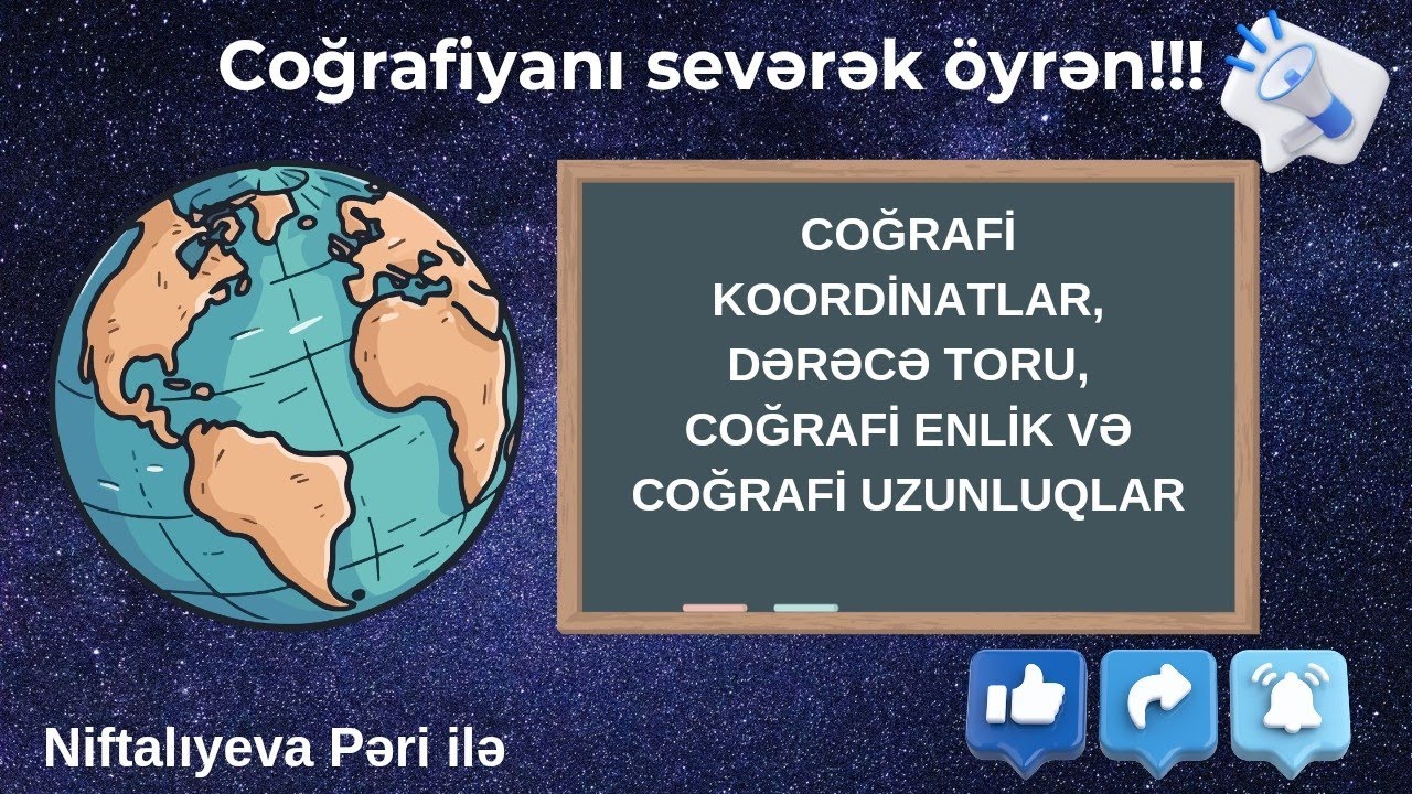 Coğrafi Koordinatlar, Dərəcə Toru, Coğrafi Enlik və Coğrafi Uzunluqlar