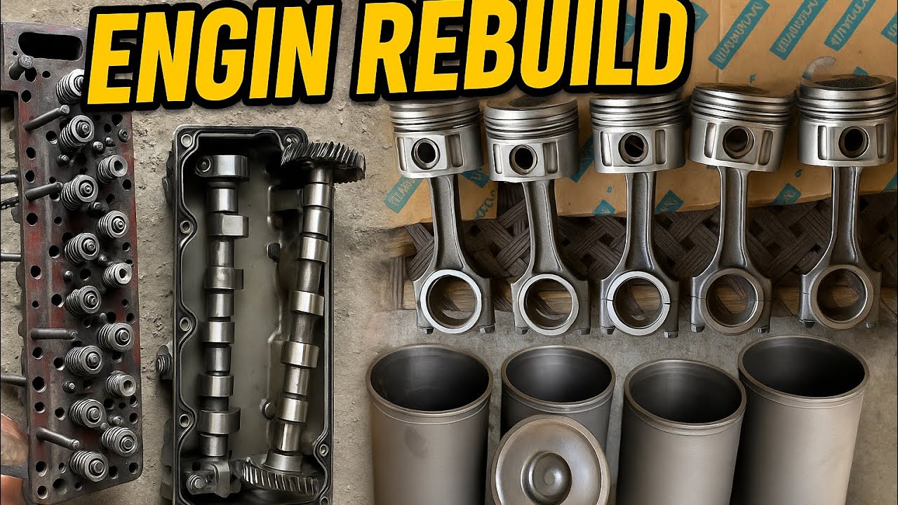 Diesel engine rebuild | step by step restoration | diesel engine repair |