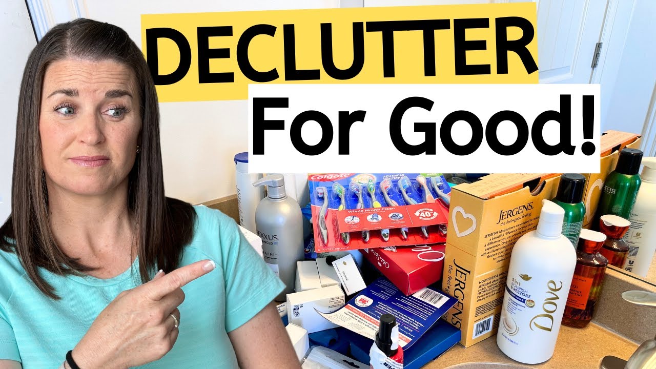 This Bathroom Clutter MUST GO!