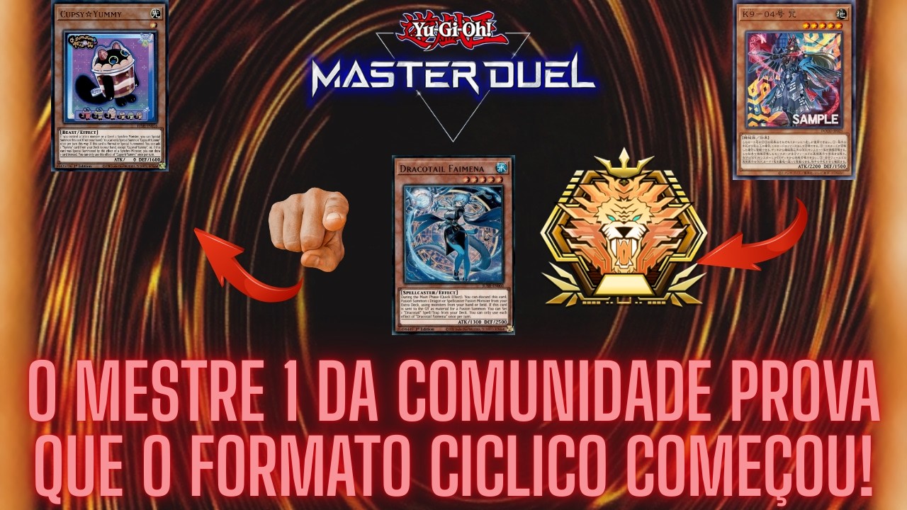 A roda gigante do FORMATO começou! O MESTRE 1 de VOCÊS prova isso! - Yu-Gi-Oh! Master Duel.