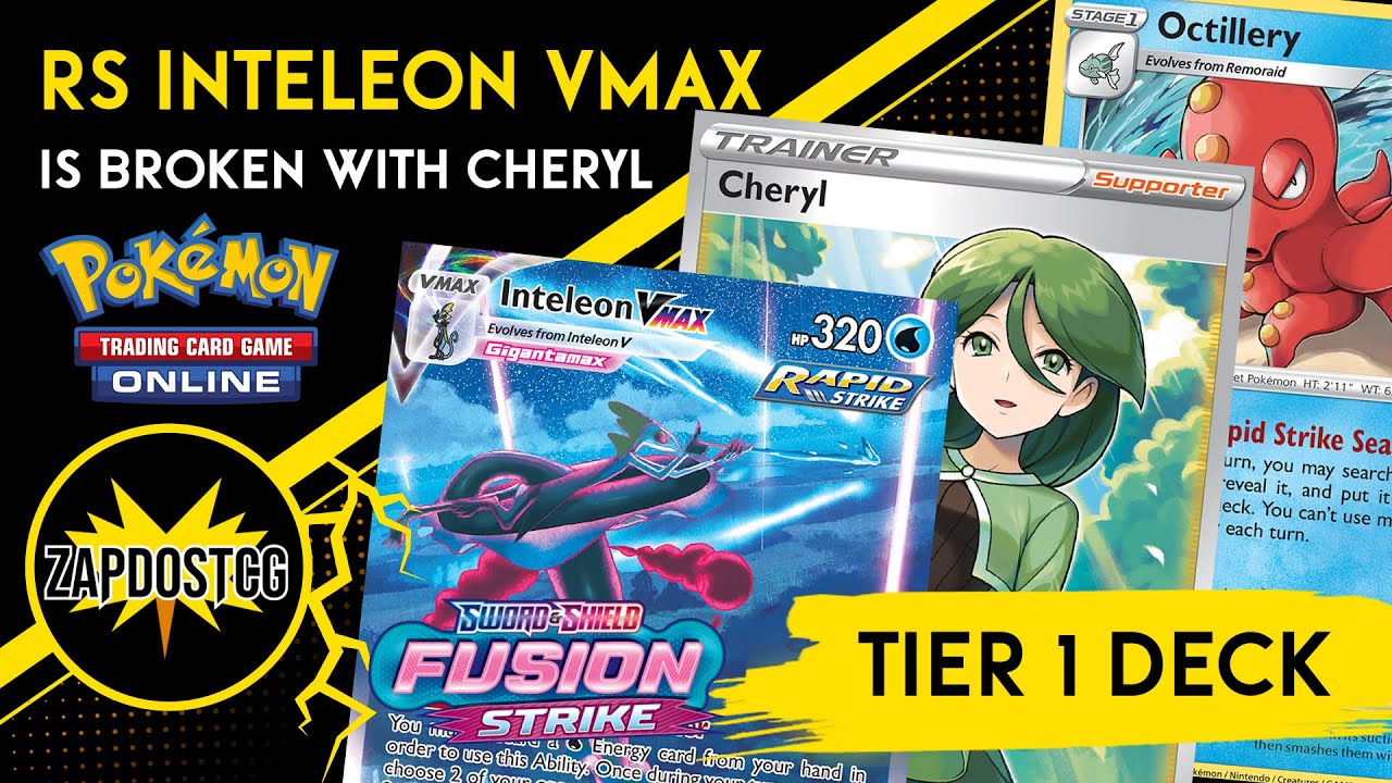 Rapid Strike Inteleon VMAX Deck Is TIER 1 With Fusion Strike (Pokemon TCG)