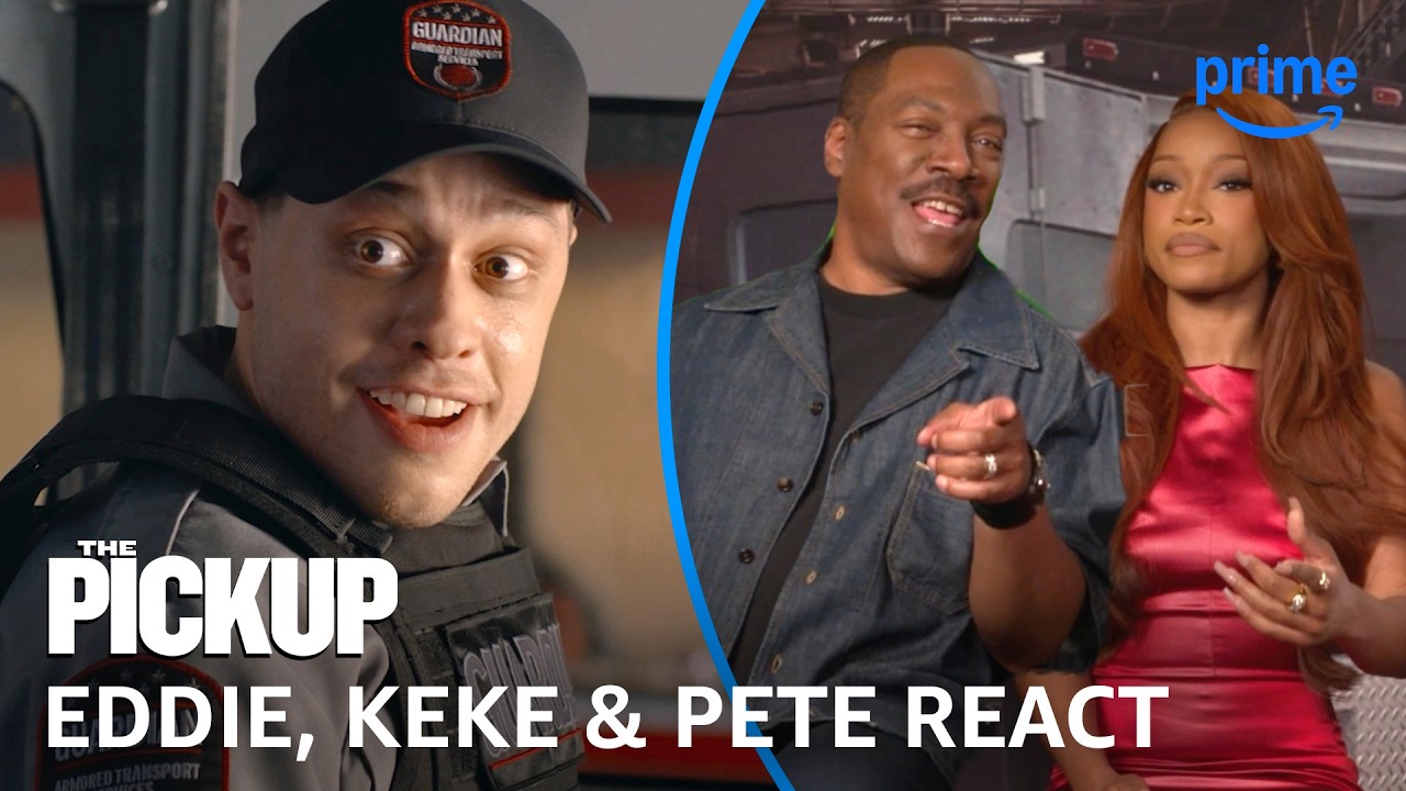 Keke Palmer, Pete Davidson & Eddie Murphy React to The Pickup | Roll Playback | Prime Video
