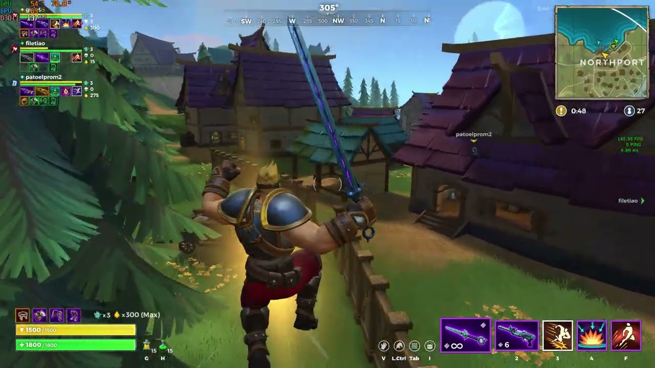 Gane una partida bien rara 1 año sin jugar Realm Royale GG