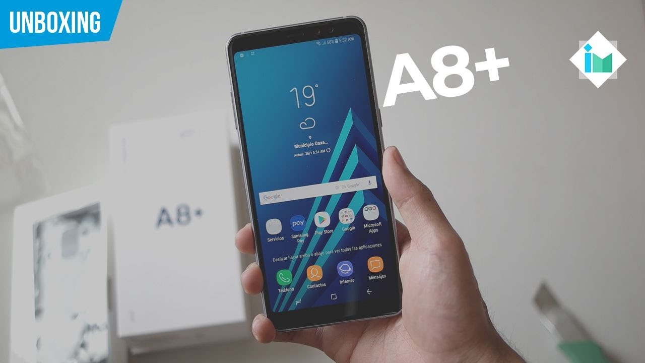 Samsung Galaxy A8+ (2018) - Unboxing en español