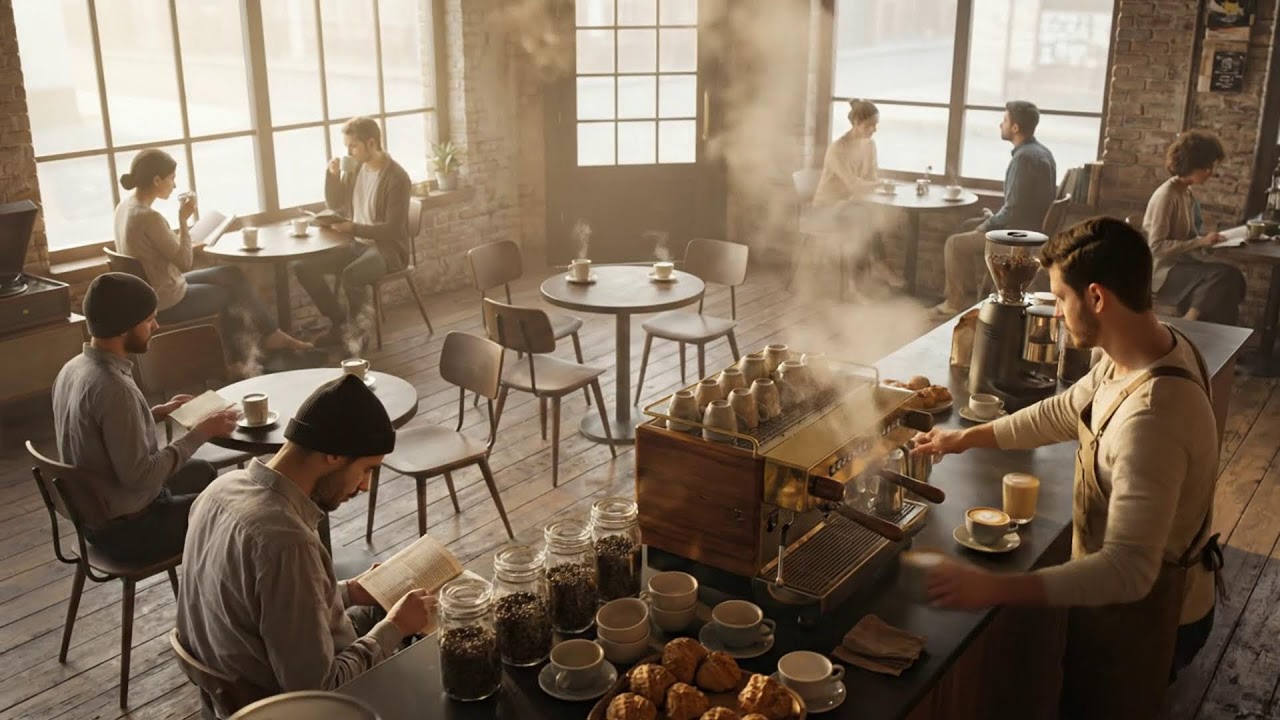 봄 아침엔 재즈가 더 부드럽게 들려요 ☀️🎶☕
