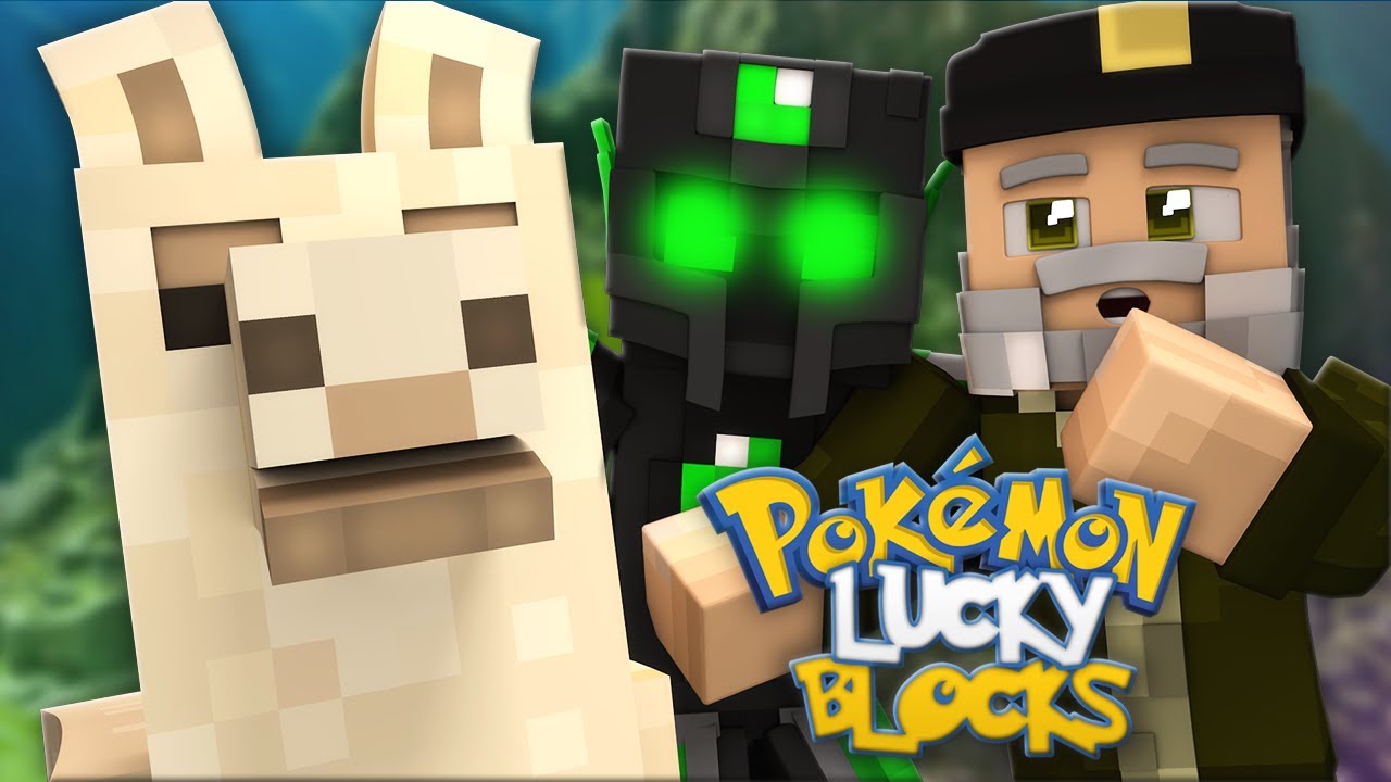 COMBATE EN EL MACHU PICCHU! COMBATE POKEMON LUCKY BLOCKS