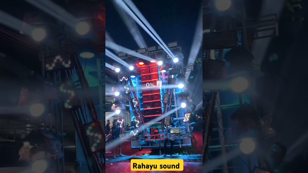 Menyala Rahayu audio feat raffan lighting #karnaval #sound #horeg #lumajang #shorts