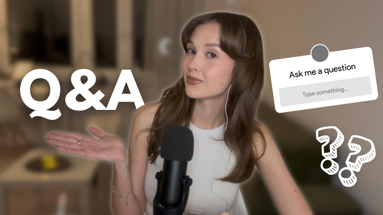 ASMR Q&A | cicho odpowiadam na Wasze pytania (bliski szept)