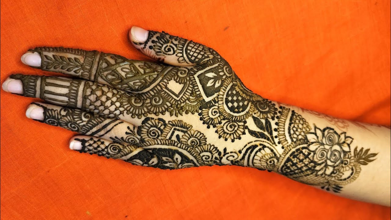 Easy and beautiful eid mehendi| back mehendi design|#mehndi #henna #lifeisbutadream #mehndidesign