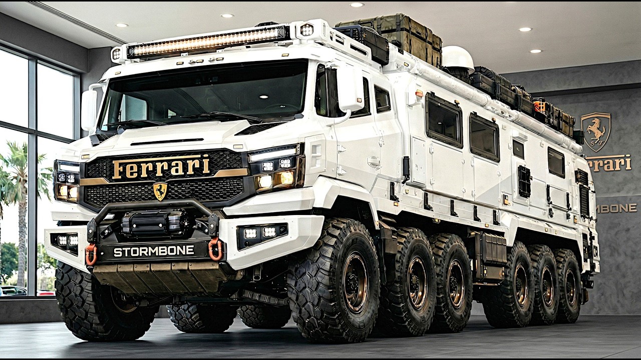 2026 Ferrari 12x12 STORMBONE HX-55 Is the Most Insane Motorhome Ever Built! 🔥