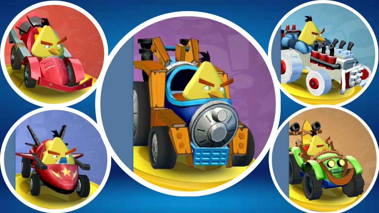 Angry Birds GO! All Karts Fully Upgraded (iOS/Android)