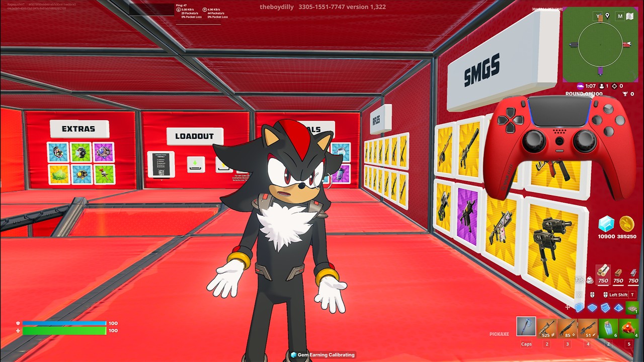 *NEW* SHADOW THE HEDGEHOG SKIN Fortnite 3v3v3v3 Go Goated🐐Zone Wars Gameplay🎮