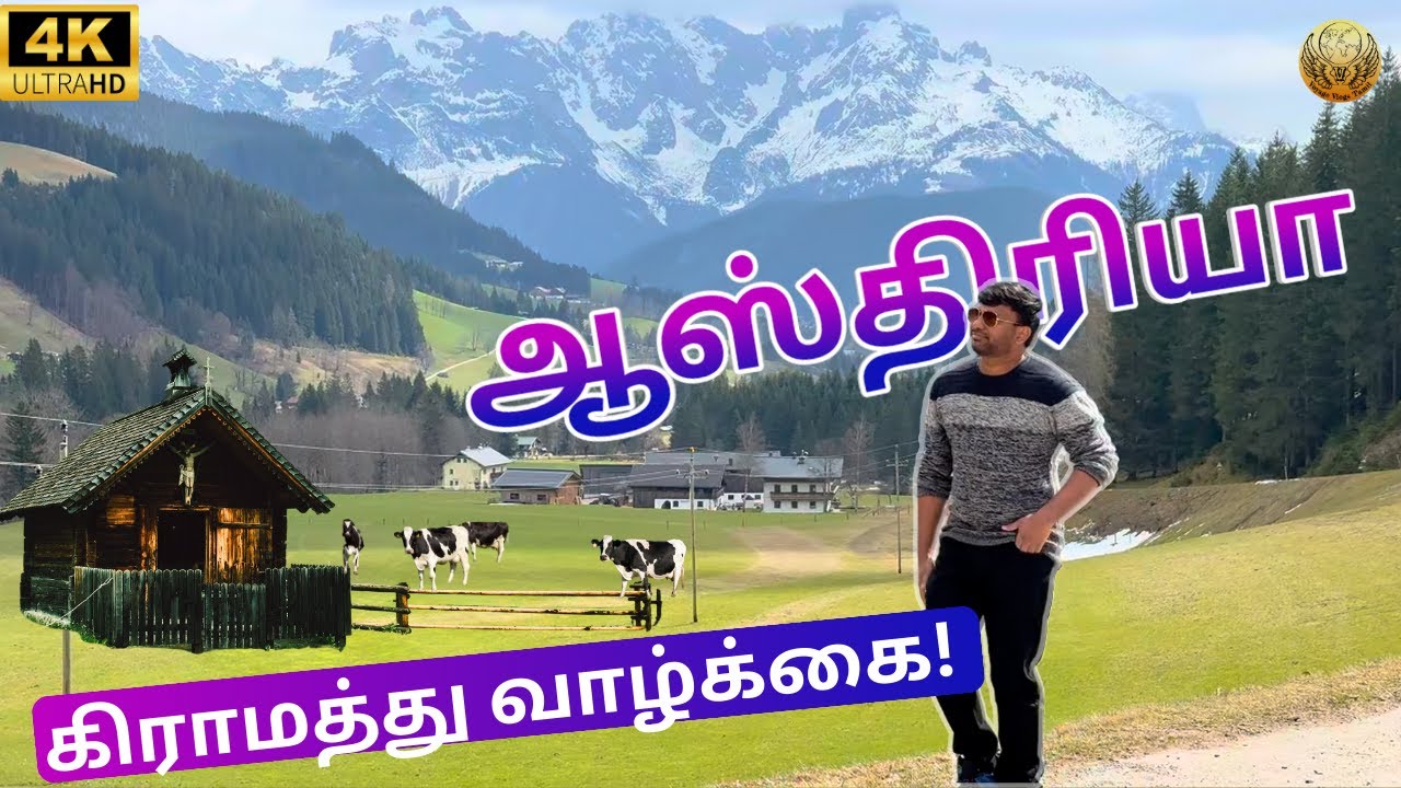Alps மலை அடிவாரத்து கிராமத்தில் ஒரு நாள் । ஆஸ்திரியாவின் கிராமத்து விருந்து | Most scenic village