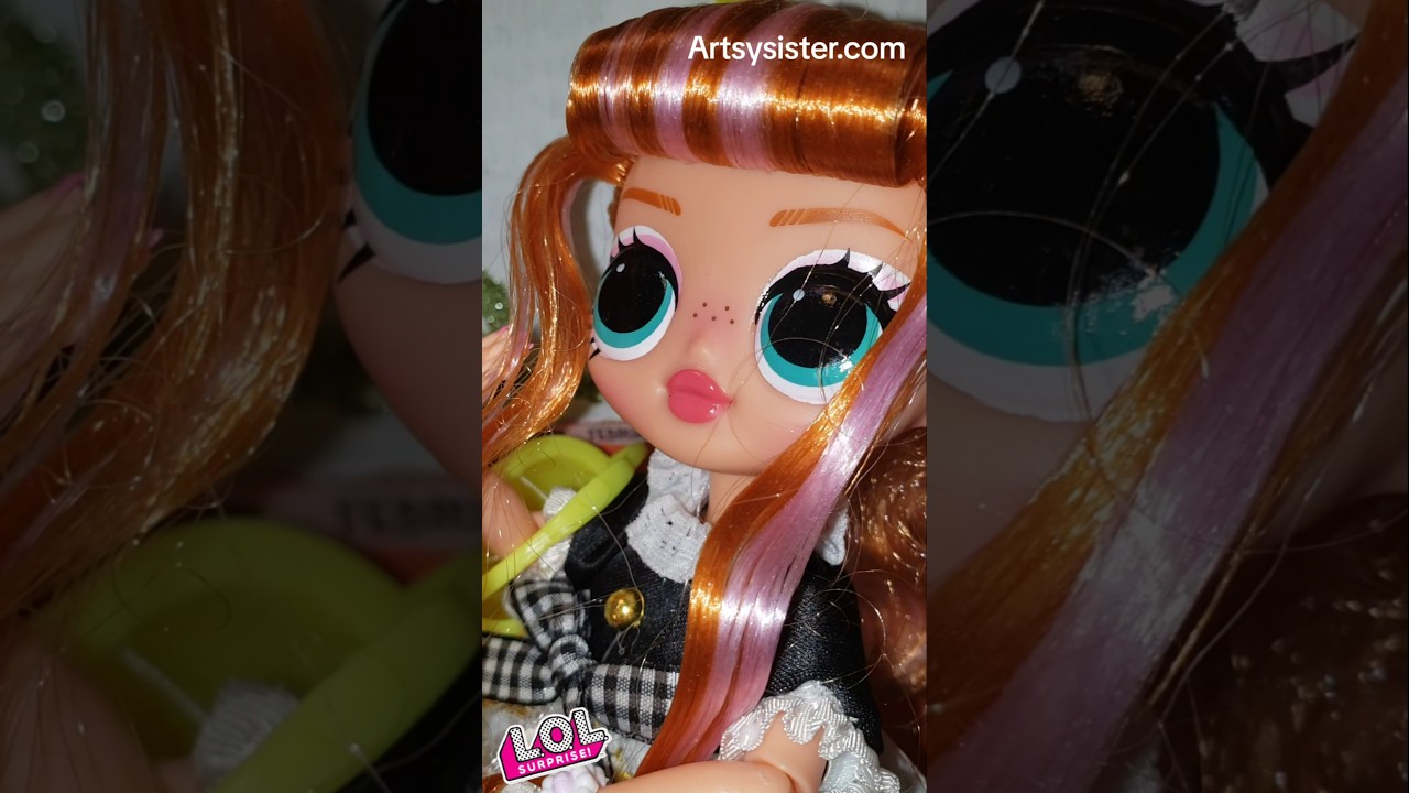 Lol Surprise pink hair maid dress 