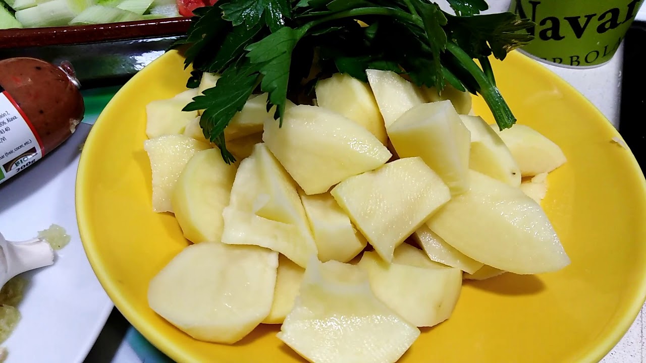 Guiso vegano de patatas con 