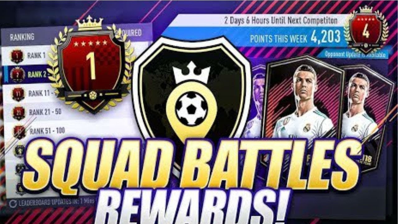 FIFA 18 SQUAD BATTLE REWARDS!!!