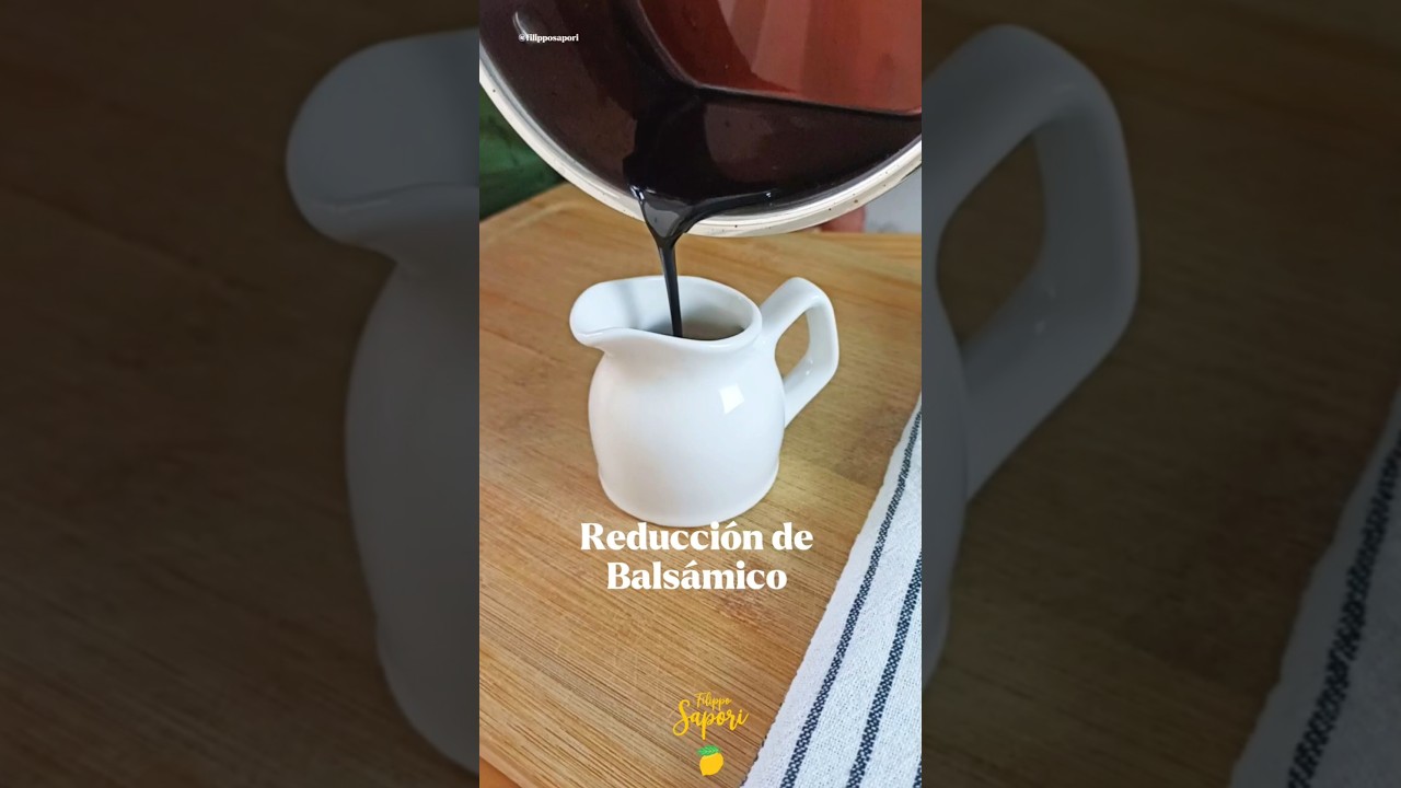 Reducci&oacute;n de vinagre bals&aacute;mico , Reducci&oacute;n de aceto Bals&aacute;mico #balsamicvinegar