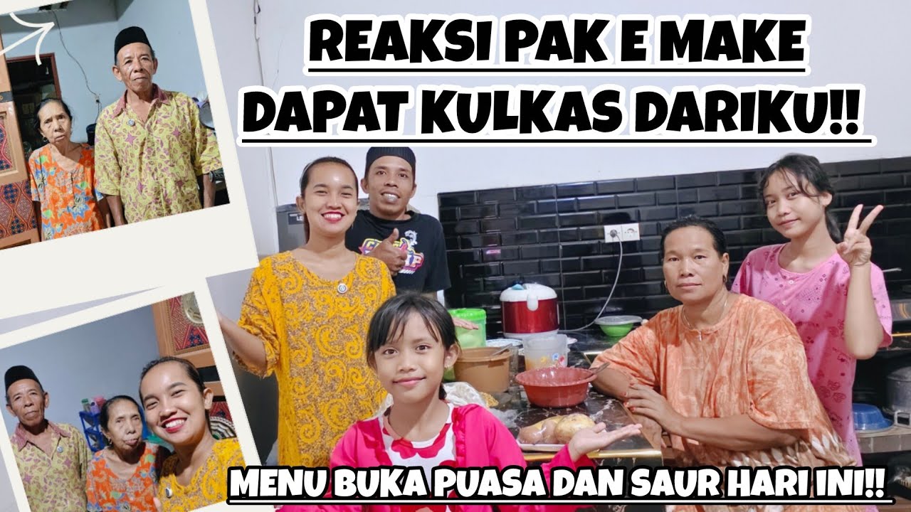 REAKSI PAKE MAKE DAPAT KULKAS DARIKU‼️MENU PUASA DAN SAUR HARI INI‼️