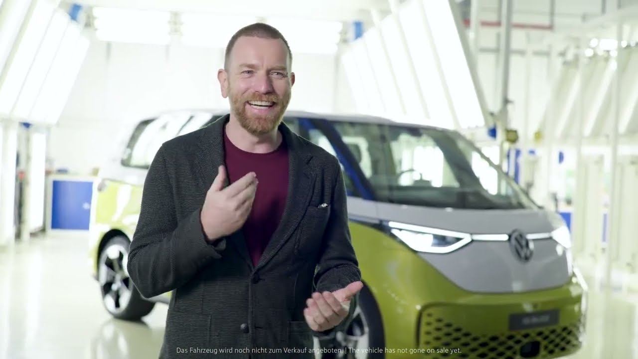 Actor Ewan McGregor visits the Volkswagen Commercial Vehicles plant in Hanover
