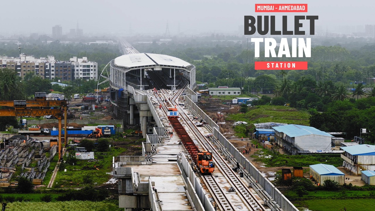 India's FASTEST Bullet Train Section Nearly Complete | Surat To Bilimora Getting Ready For Trial Run