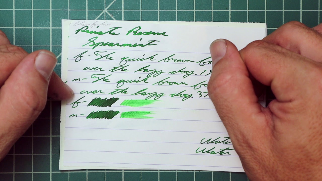 Private Reserve Spearmint Fountain Pen Ink #fountainpenink #fountainpens