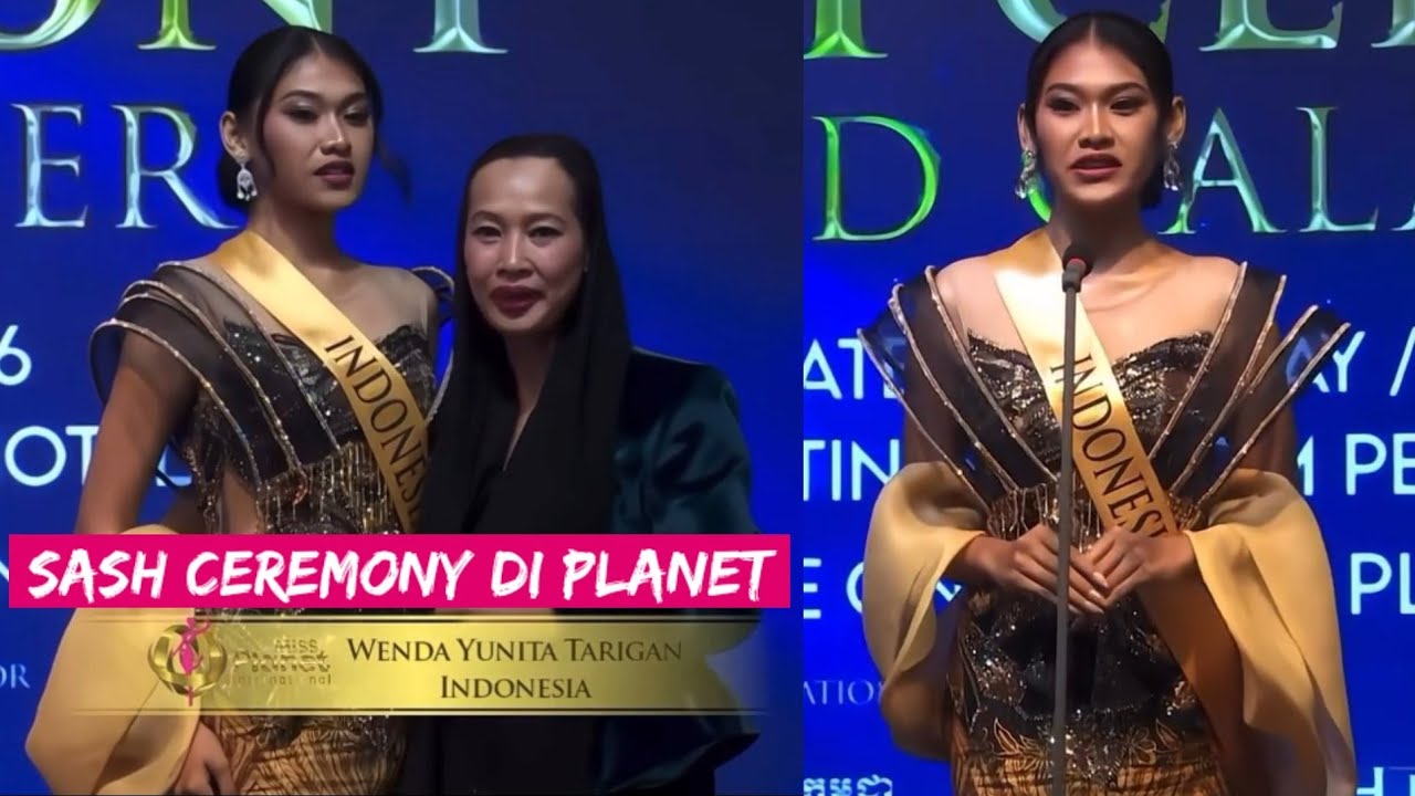 CAKEP LHO GAUNNYA..(FULL)Penampilan Sashing Ceremony Wenda Tarigan di Miss Planet International 2026