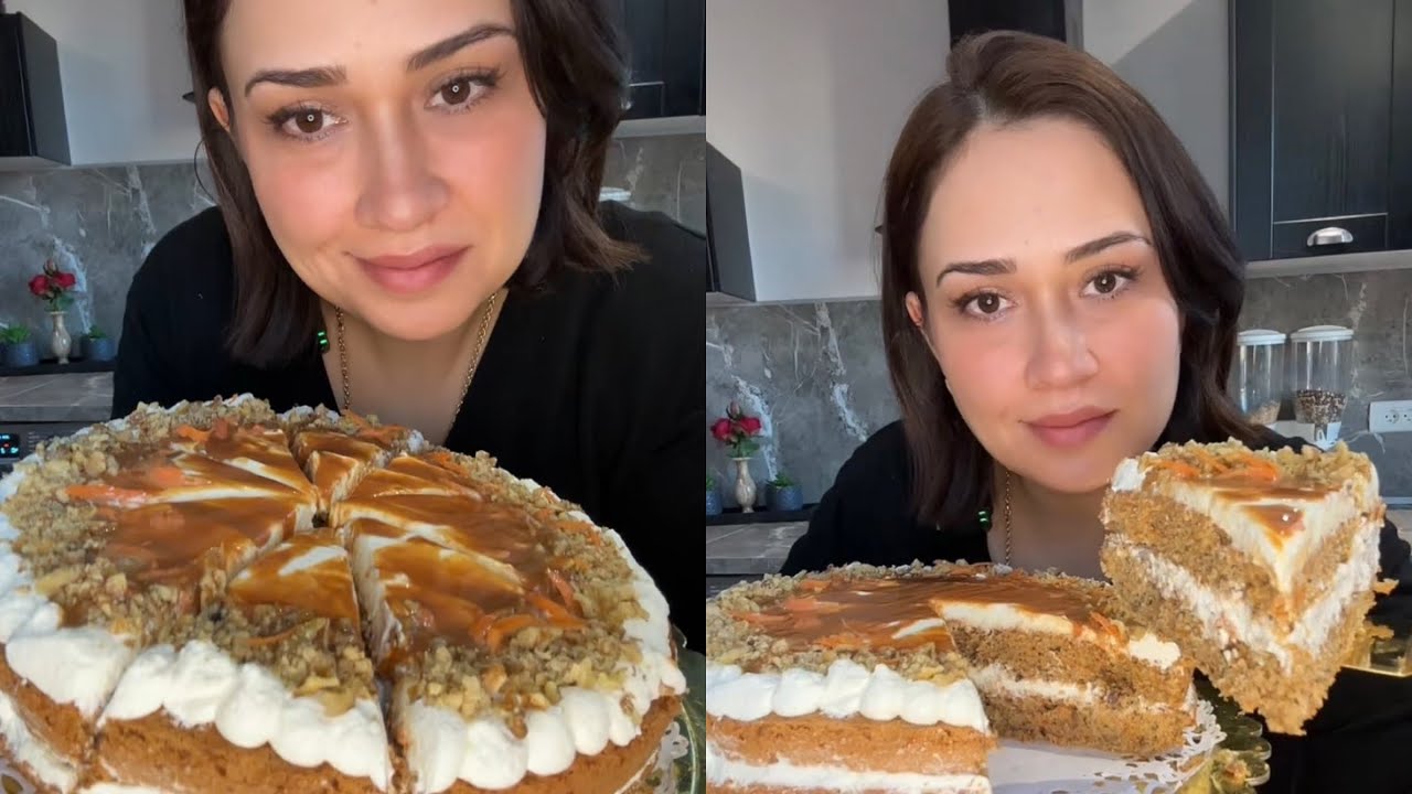 أسهل وألذ كيكة بالجزر والجوز بمقادير مضبوطة cake carotte et noix