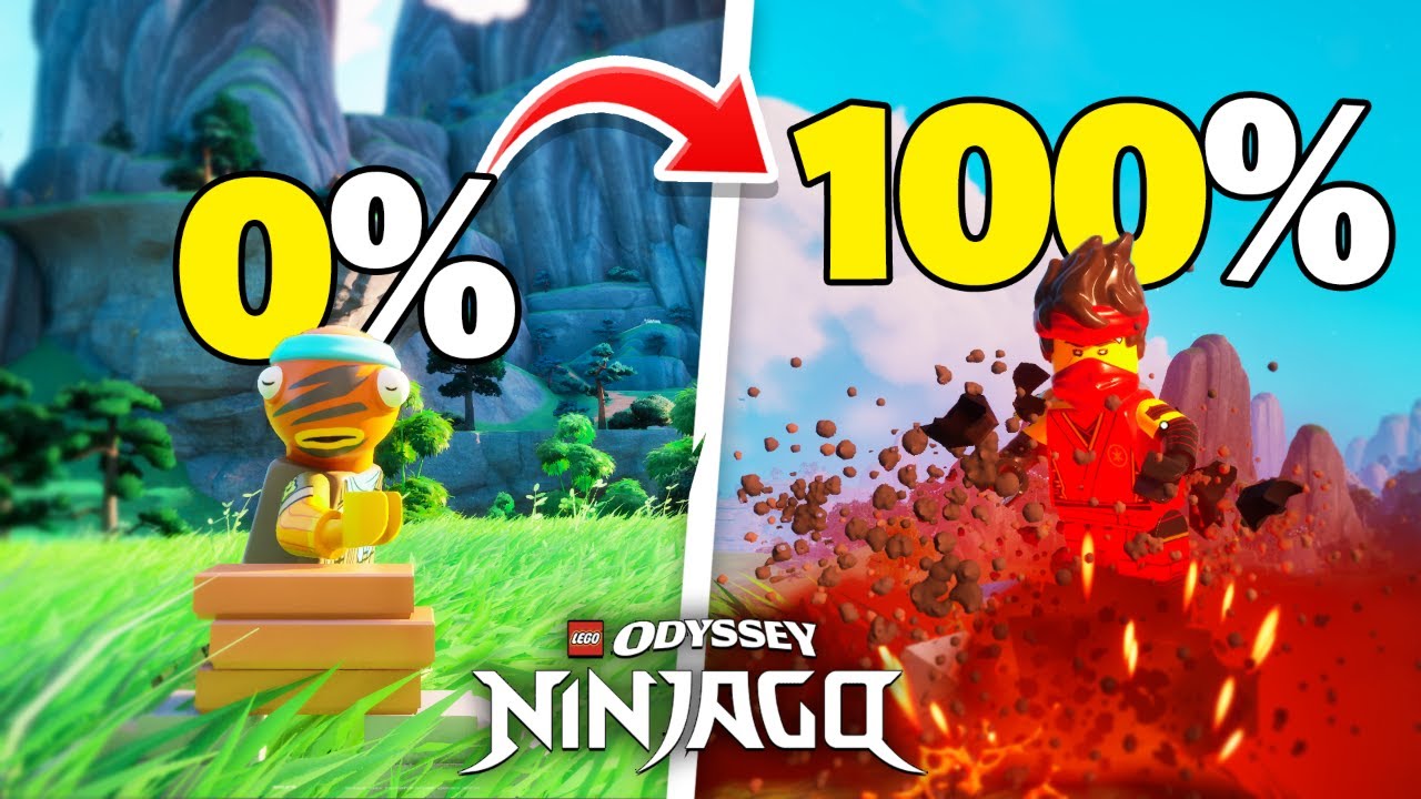 I 100%'d NINJAGO in LEGO Fortnite Odyssey.. Here's How! (Full Quest Guide)