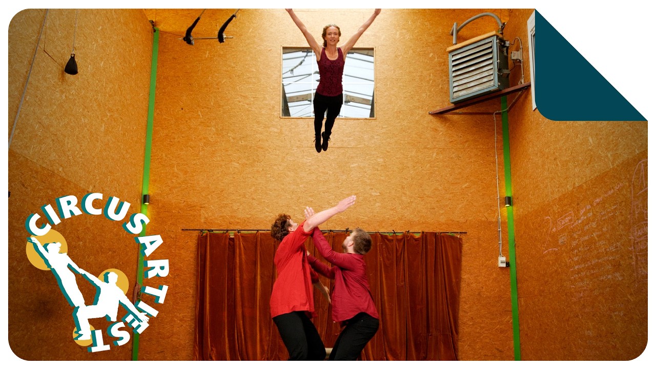 Buiklanding met de bascule | Acrobatiek