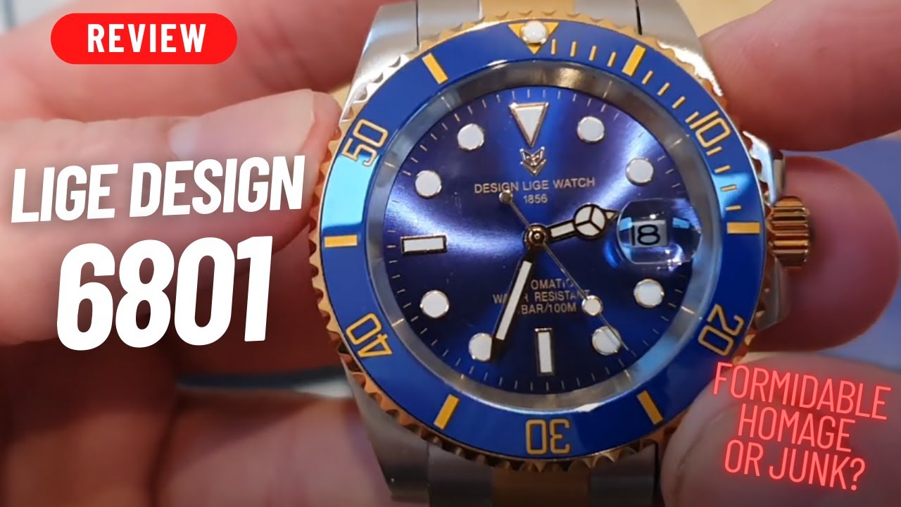 WATCH REVIEW: LIGE DESIGN 6801 TWO TONE DIVE WATCH