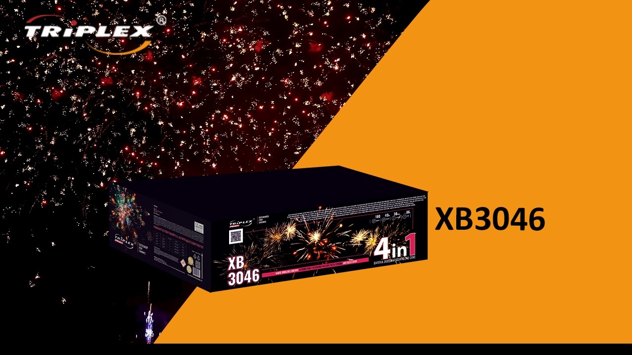 FAJERWERKI XB3046 180S 1.2'' COMPOUND PROFI F3 TRIPLEX FIREWORKS