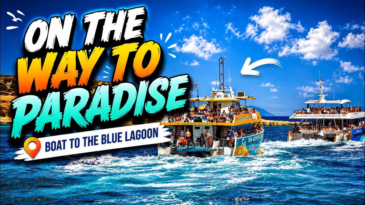 Самая голубая вода на Земле? 🇲🇹 Морская прогулка из Мальты в Голубую лагуну (Комино).