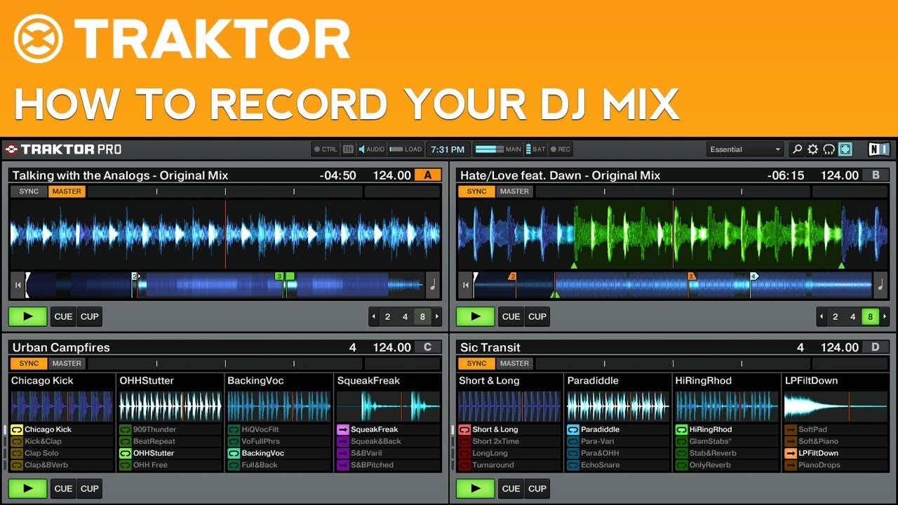 How to DJ with Traktor Pro 2: Part 8 - Recording Your Mix