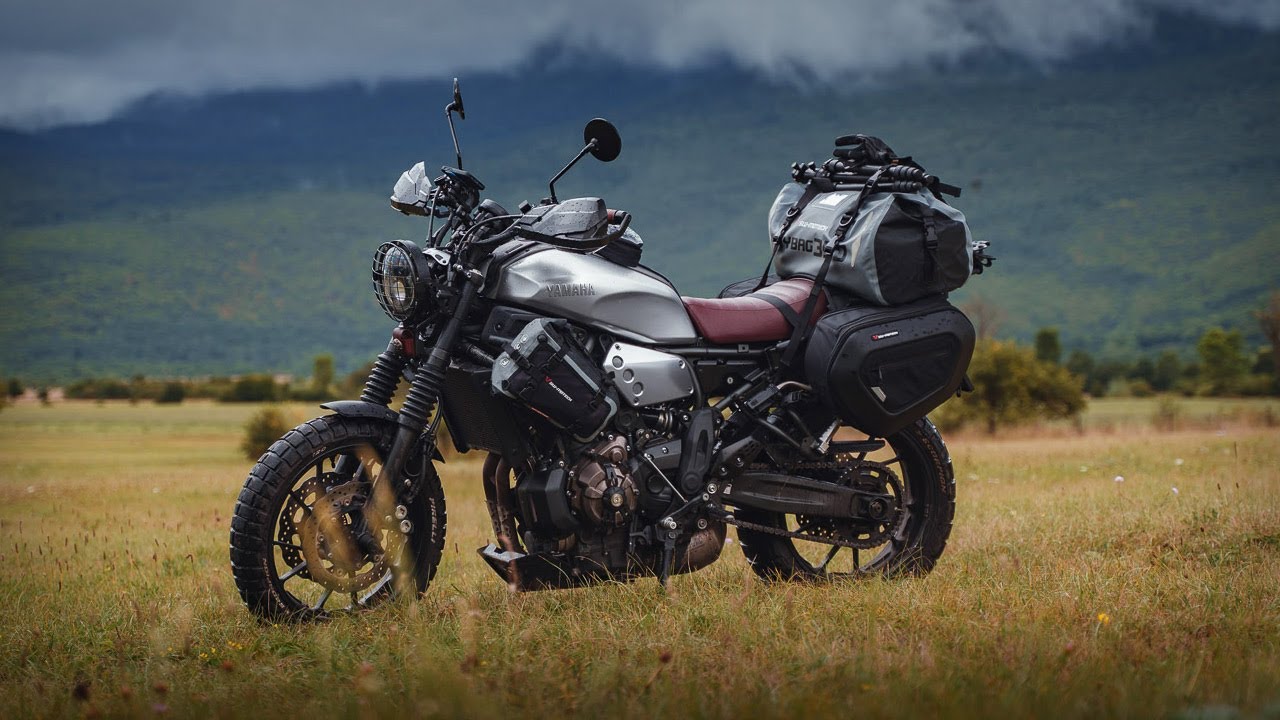 Amazing Croatia Adventure on Yamaha XSR 700 Trailer