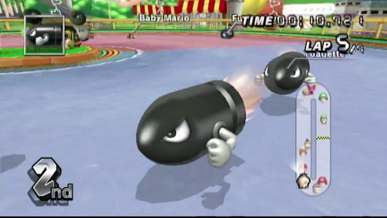 MKWii Custom Item VS Race Bullet Bill Items Only
