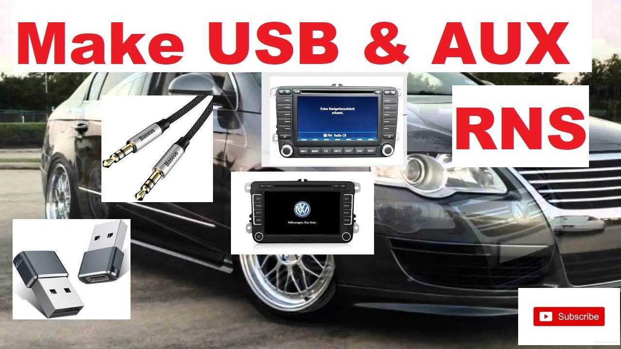 ✅VW Orginal Multimedia Audi USB & AUX Installation!