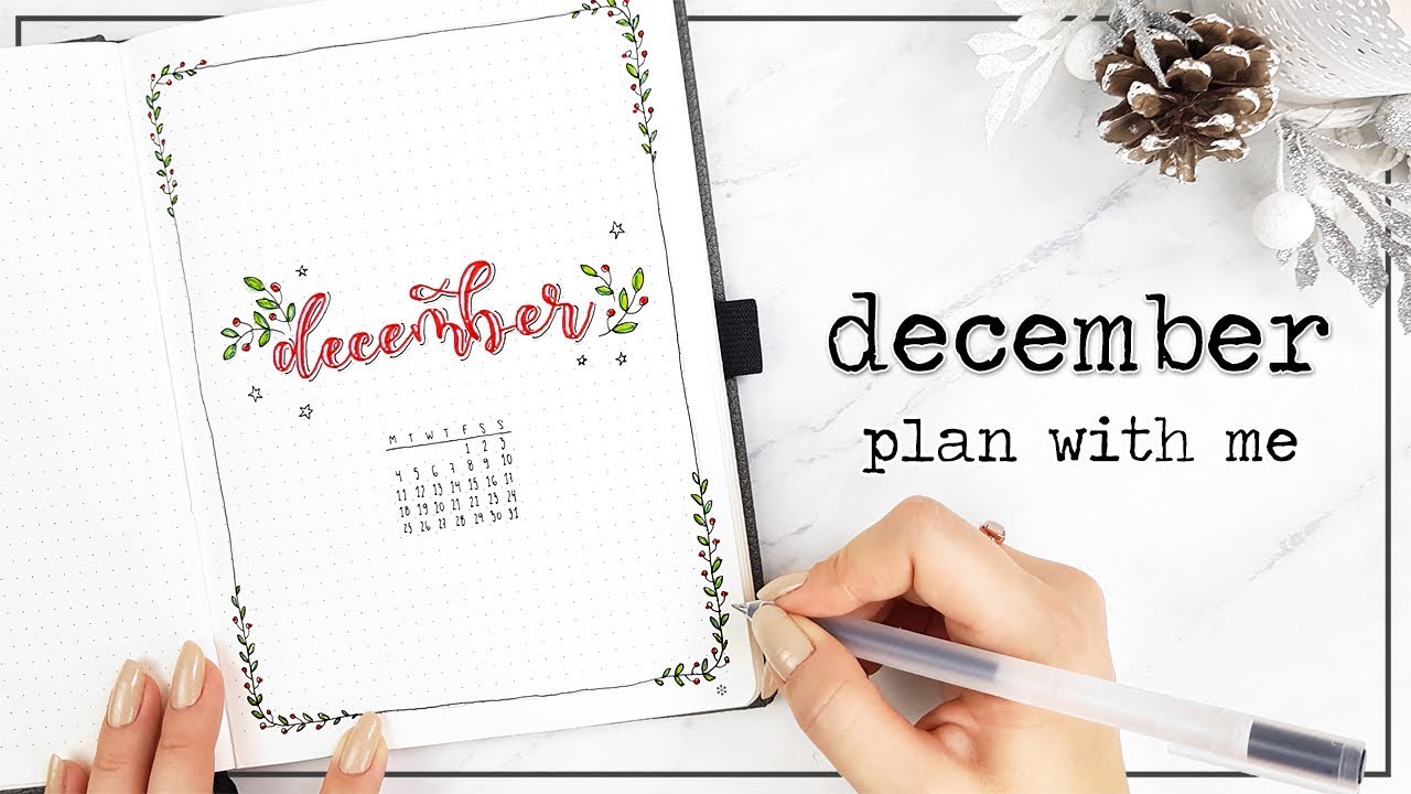 PLAN WITH ME // December 2017 Bullet Journal Setup