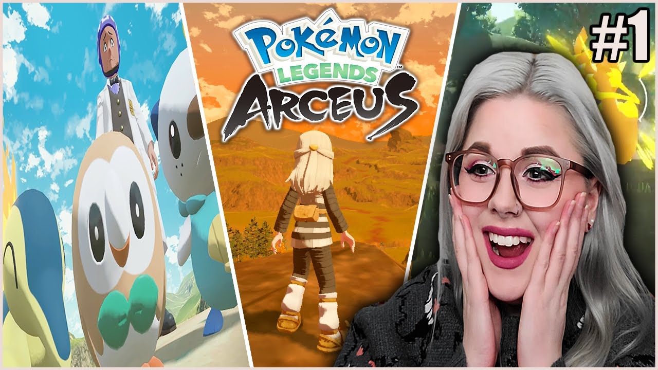 Rowlet Best Choice?? | Pokemon Legends: Arceus Playthrough Part 1