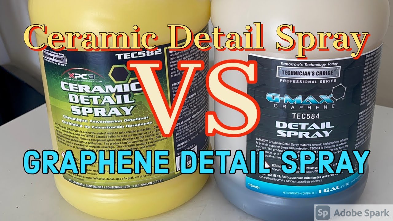 Technician’s Choice 582 Ceramic Detail Spray VS. 584 G-MAX/auto detailing